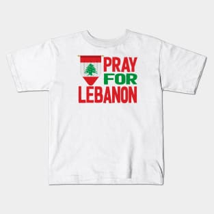 pray for lebanon 2020 Kids T-Shirt